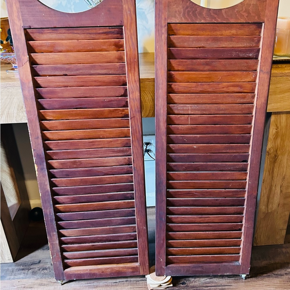Vintage Wooden Shutter Doors